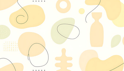 minimalist seamless pattern abstract geometric shapes