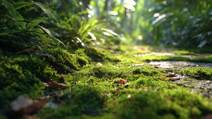 Deep Forest Moss – Soft Ground & Ambient Light in Jungle Understory
