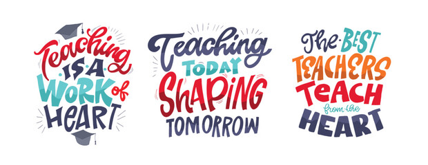 Funny hand drawn doodle lettering quote about school and teachers. Lettering for t-shirt design, mug print, bag print, clothes fashion. 100% hand drawn vector image.