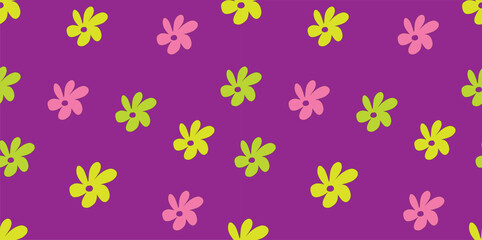 seamless pattern with flowers
