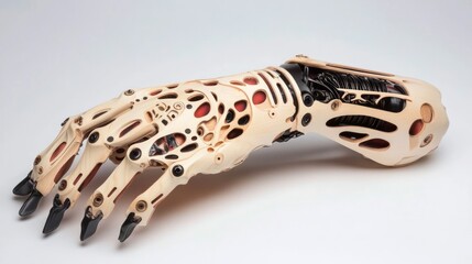 Wooden robotic hand