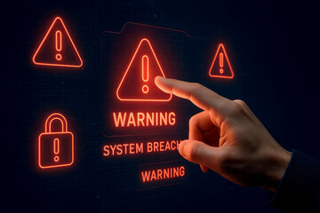 System breach warning alert cybersecurity risk