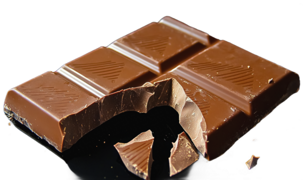 Dark Chocolate Bar with Broken Pieces