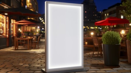 Empty Outdoor Billboard for Branding or Promotions