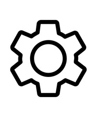 Lined wire frame setting icon 
