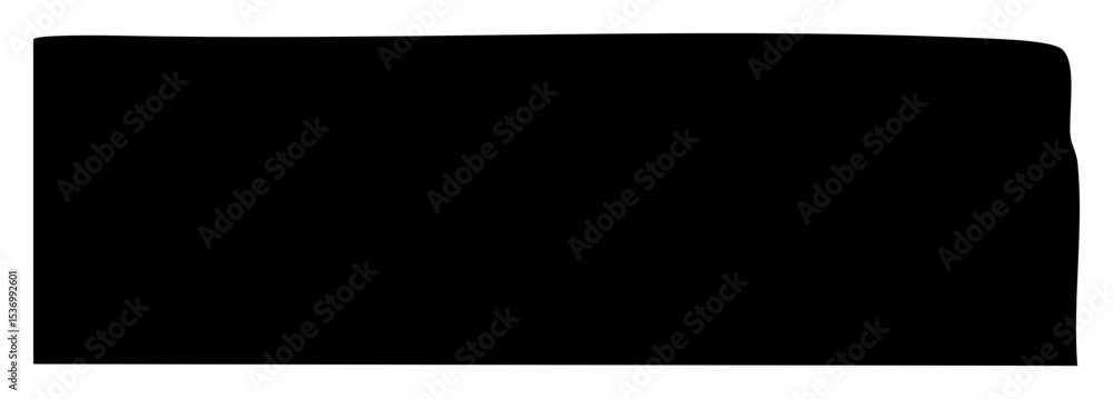 Poster vector abstract black shape with uneven edges.