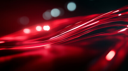 abstract red background with bokeh