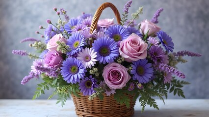 Beautiful flower bouquet background