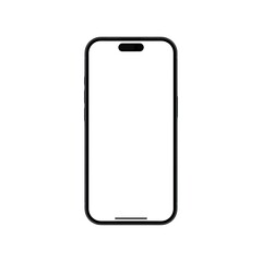 A Minimalist Illustration of a Smartphone Clean Design, Modern Technology