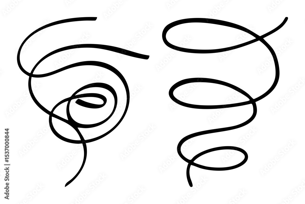 Poster vector abstract swirling lines create dynamic vector shapes.