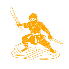 Minimal vector illustration suitable for modern t-shirts and poster design.