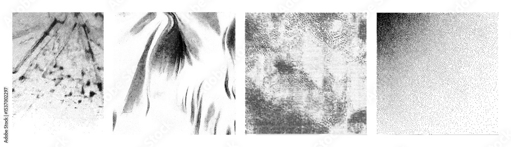 Poster vector abstract grayscale textures showcase varied granular .