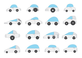 car design on white background