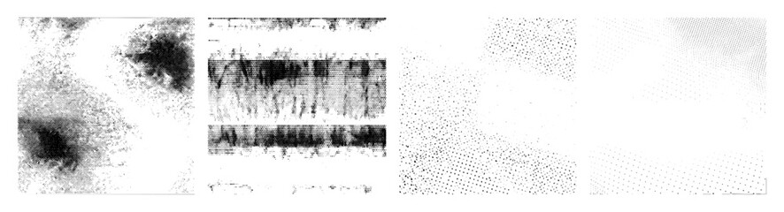 Fototapeta premium Vector Abstract vector featuring stylized figures and geometric .