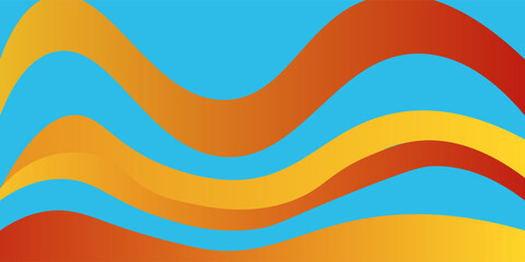 Abstract liquid background with vibrant gradient color. Abstract liquid shapes composition. Eps10 vector.