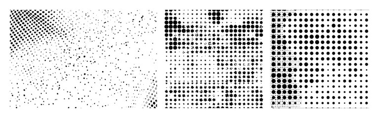 Vector Geometric dot transition from scattered to organized formations.