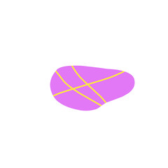 colorful sea pebbles vector 