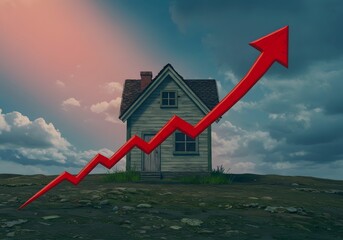 Property value growth illustration