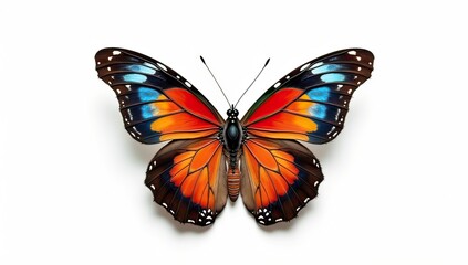 butterfly on a white background