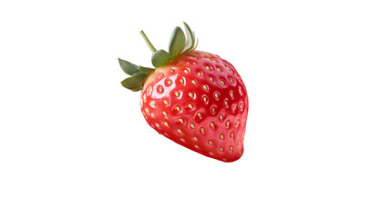 Fresh Strawberry Splashing into Creamy Milk on Soft Pink Background for Vibrant Food and Beverage Photography