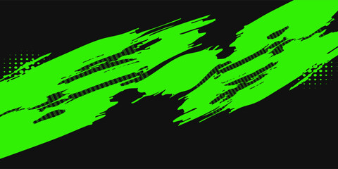 Dots halftone green and black color pattern gradient grunge texture background. Dots pop art comics sport style vector illustration grunge modern dots halftone