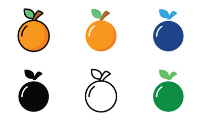 Orange Icon (Multiple style).