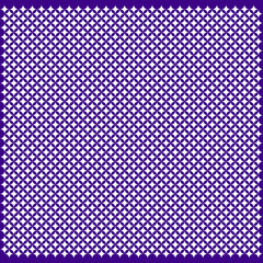 Ornamental seamless pattern with abstract star shapes on purple background