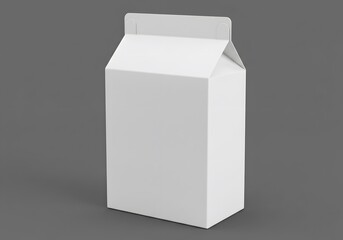 White carton packaging design mockup