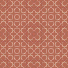Ornamental seamless pattern with abstract shapes on background