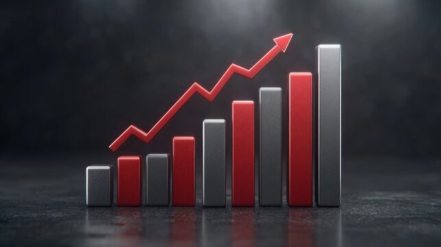 Analyzing business profit trends animated financial graph infographic report on profit spikes and losses in a dynamic environment