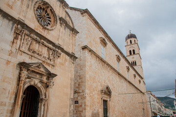 view of the old town of dubrovnik croatia