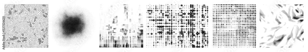 Aufkleber vector abstract geometric featuring dense arrangements of vector shapes.