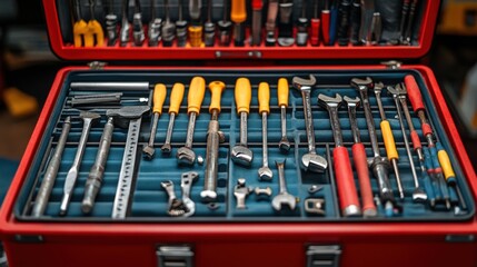 Toolbox organization and maintenance essential tools for diy projects workshop photography close-up practical skills