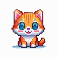 Obraz premium 目の大きい可愛らしい仔犬ねこ 