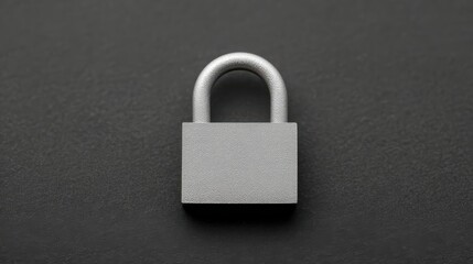 Fototapeta premium Enhanced security, a padlock symbolizing digital protection, privacy, and data safeguards in the modern age