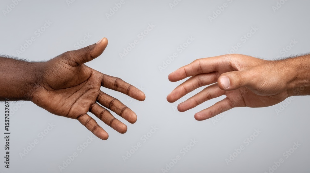 Poster capturing the motion of hands in a chase game arm and figure expressions race relations outdoor envi