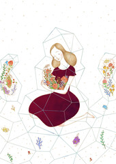 Blooming Through Winter – A Celestial Woman’s Quiet Spring