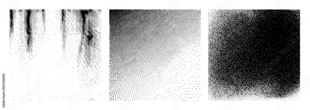 Poster vector gradient dot showcase varying density