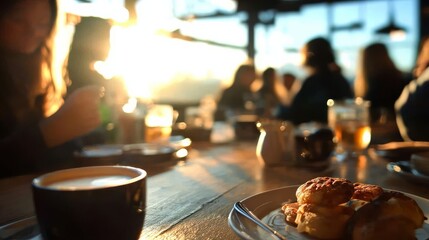 Breakfast meetings foster collaboration and innovative ideas.