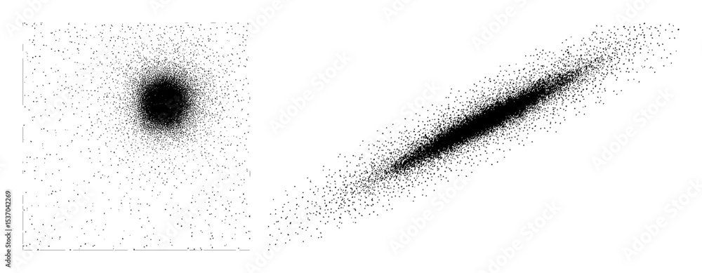 Aufkleber vector chaotic bifurcation diagram illustrates complex system dynamics.