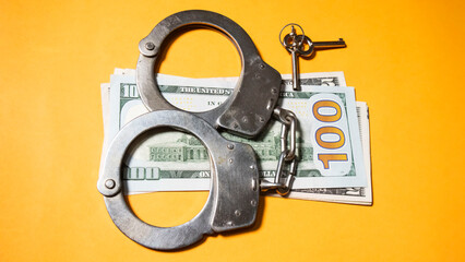 handcuffs with dollar america