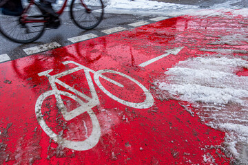 typical bike lane in germany