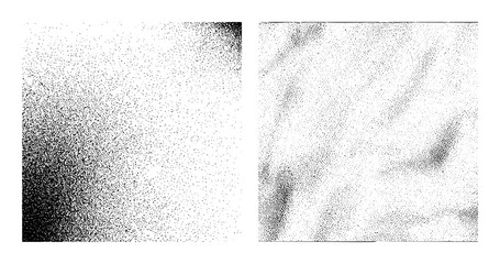 Vector Abstract halftone portrait with gradient shading.