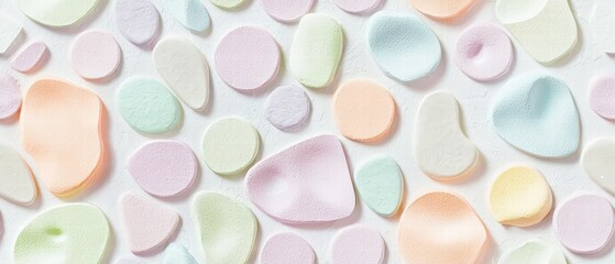 Plaster Texture Pattern with Subtle Tones and Smooth Finish