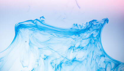 fluid ink swirl in water and soft organic flow abstract wallpaper