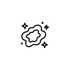 Abstract Nebula Cloud Swirl Icon