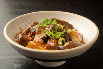 茄子の肉味噌炒め