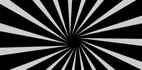 Abstract minimal Seamless retro vintage burst sunrise sunbeam element spiral striped illustration. abstract beam flare banner, cartoon, template geometric creative design .