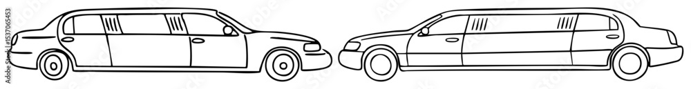 Aufkleber vector two compact automobiles facing each other in a vector .