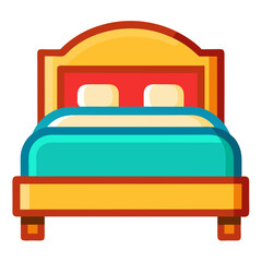 bed icon set